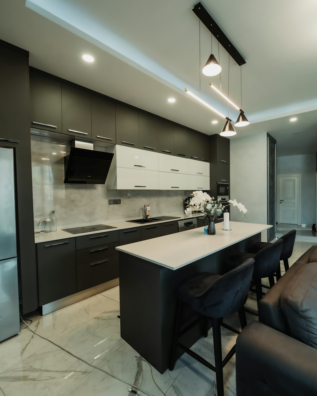 Grey kitchen aesthetics
